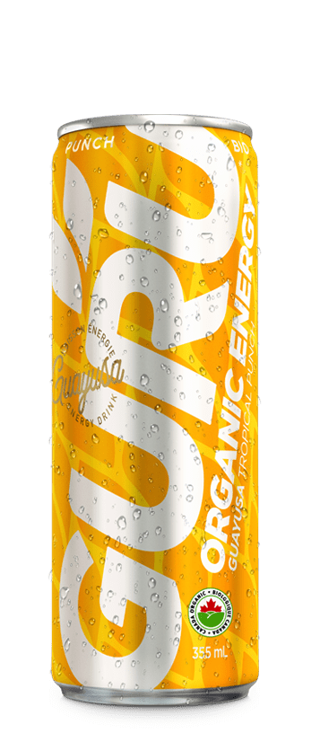 GURU Épicerie Boisson énergisante guayusa tropicale bio 355ml