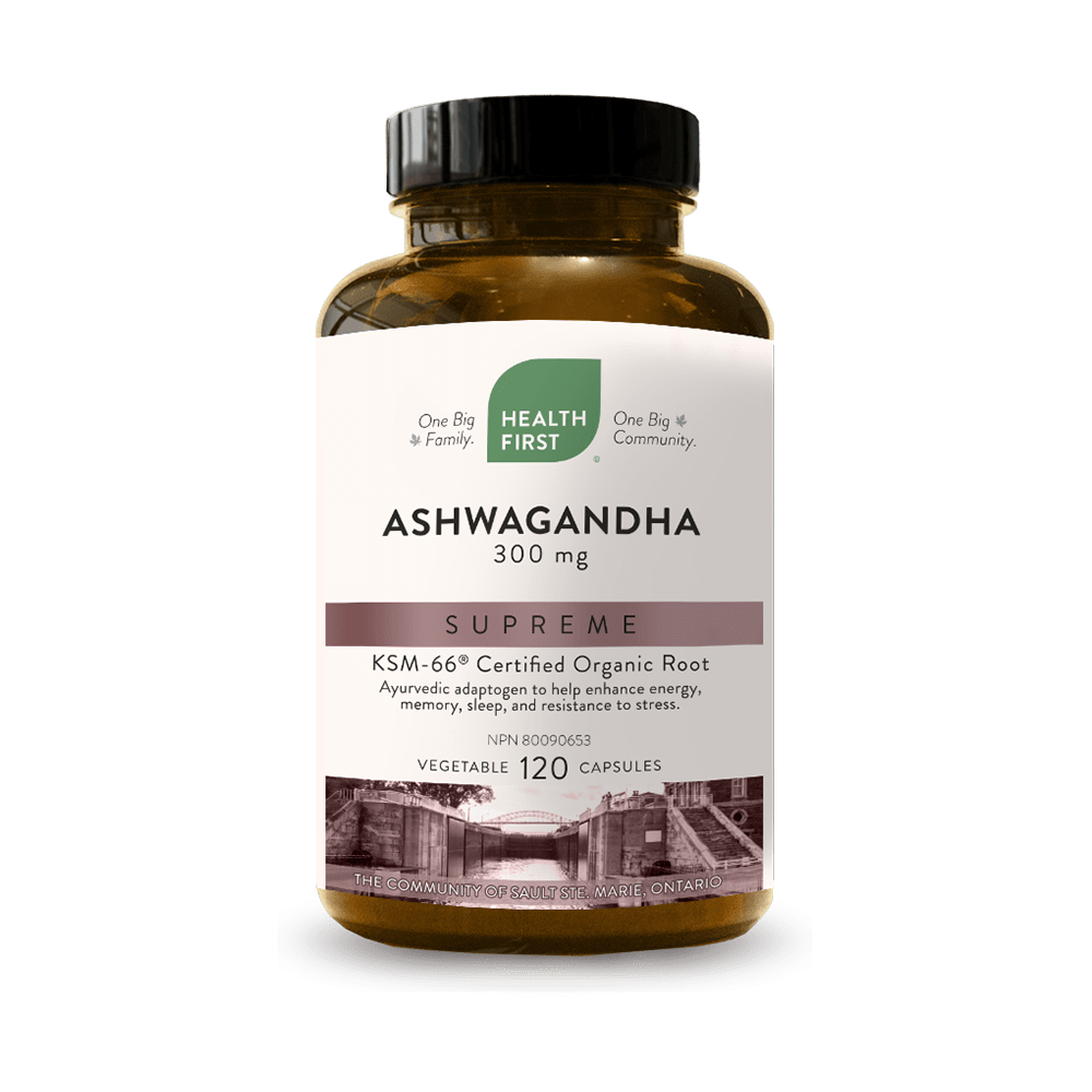 HEALTH FIRST Suppléments Ashwagandha suprême 300mg 120vcaps