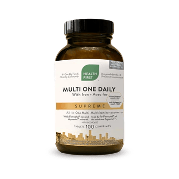 HEALTH FIRST Suppléments Multi one daily avec fer suprême 100comp