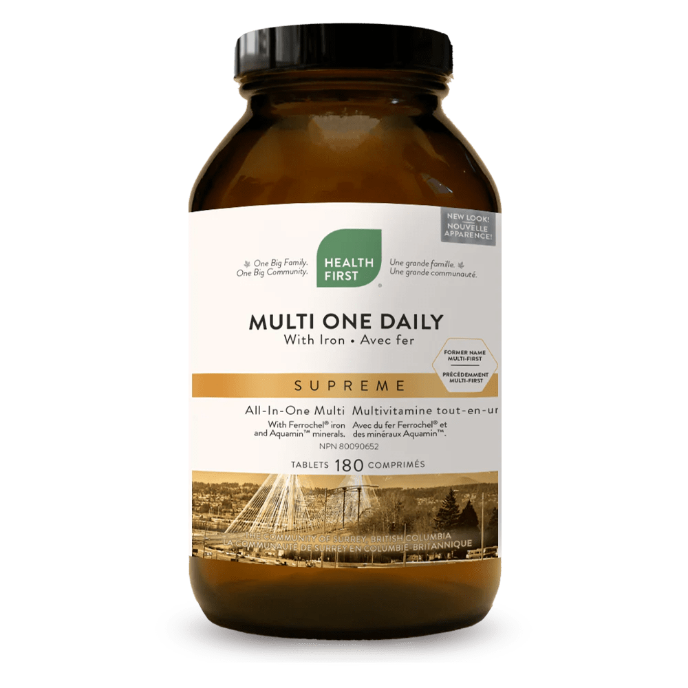HEALTH FIRST Suppléments Multi one daily avec fer suprême 180comp