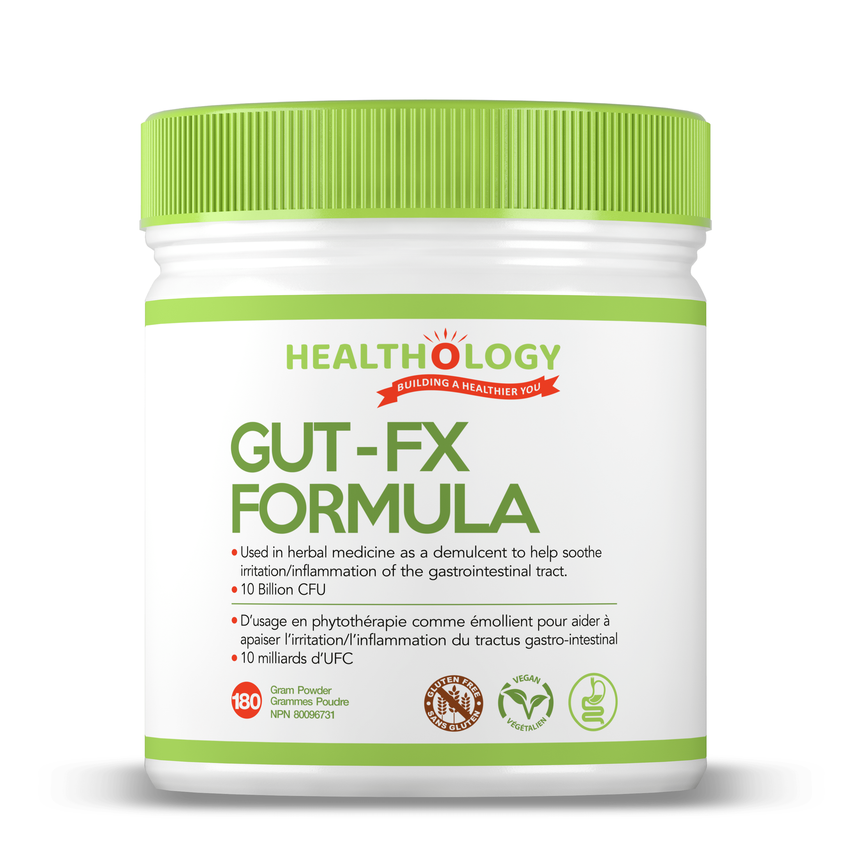 HEALTHOLOGY Suppléments Gut-Fx 180g