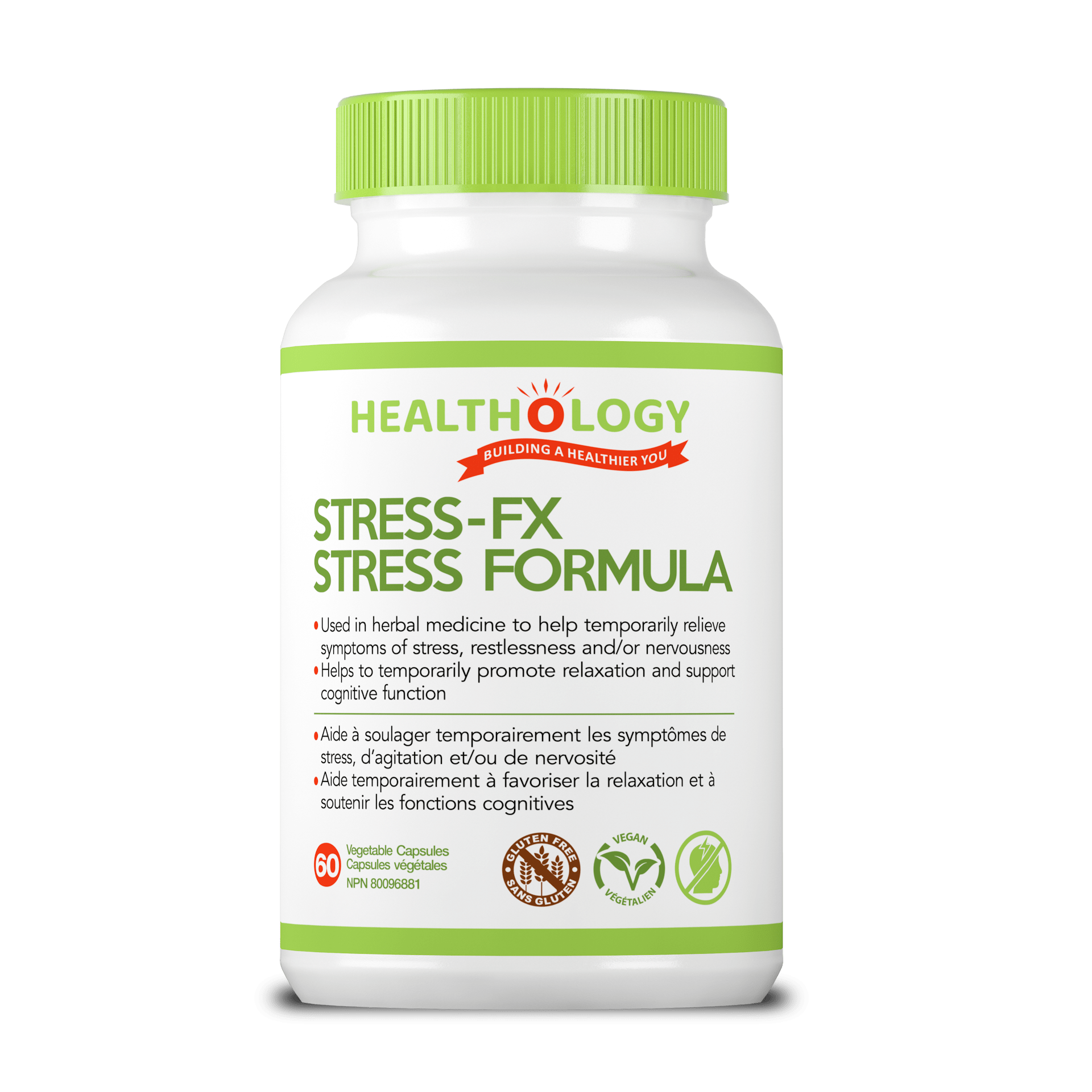 HEALTHOLOGY Suppléments Stress-fx 60caps