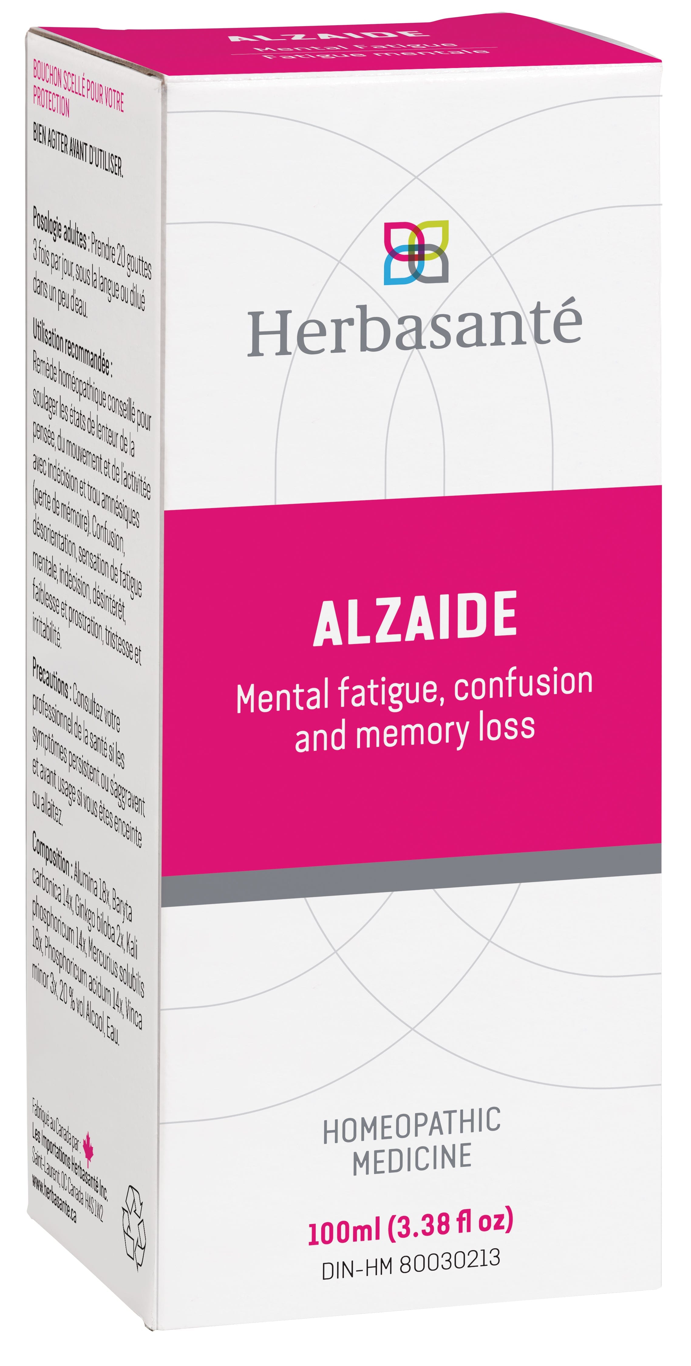 HERBASANTÉ Suppléments Alzaide 100ml