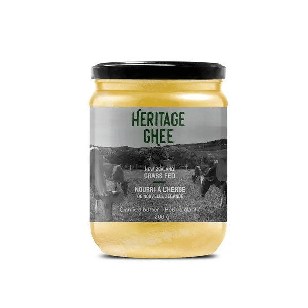 HERITAGE Épicerie Beurre ghee clarifié original nourri à l'herbe 200g