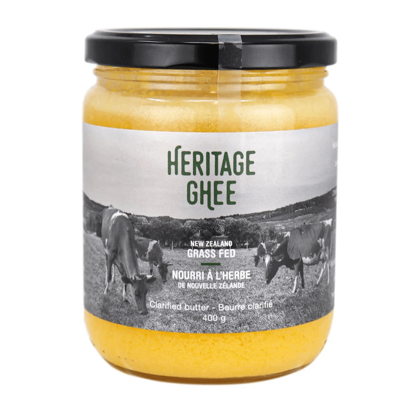 HERITAGE Épicerie Beurre ghee clarifié original nourri à l'herbe 400g