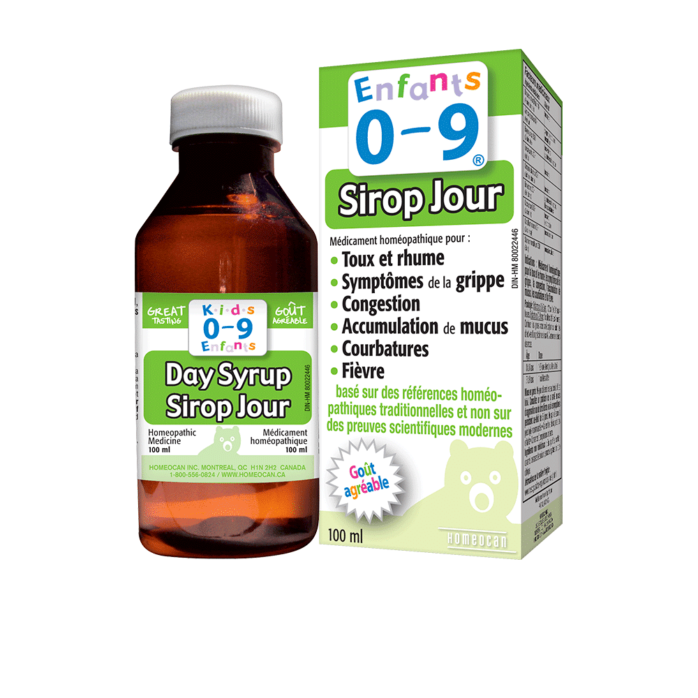 HOMEOCAN Suppléments Sirop de jour pour rhume 100ml