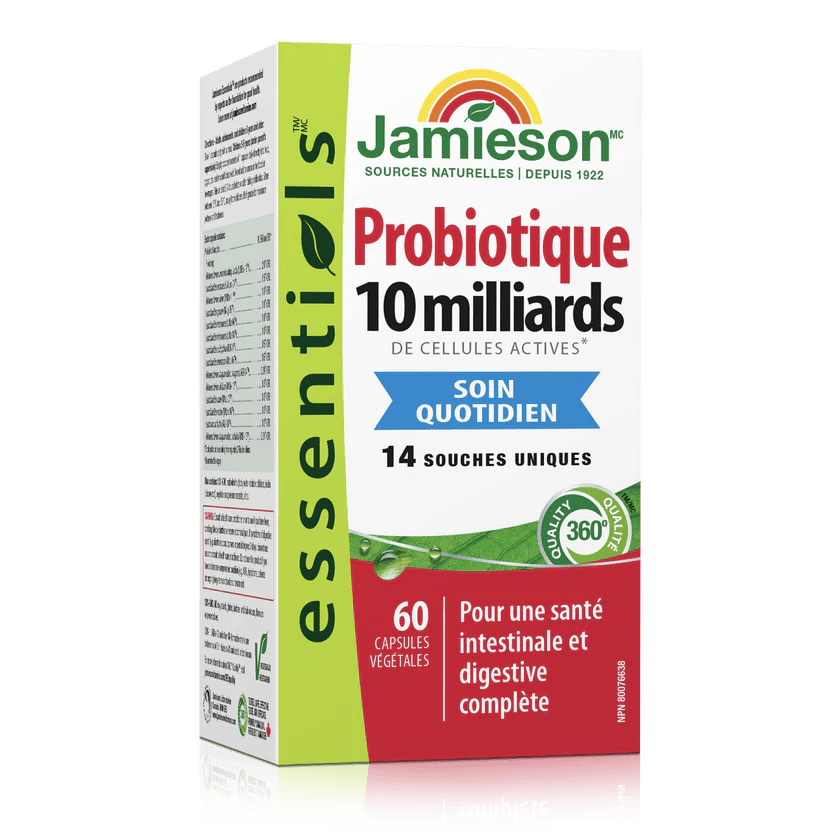 JAMIESON Suppléments Probiotiques 10 milliards 60vcaps