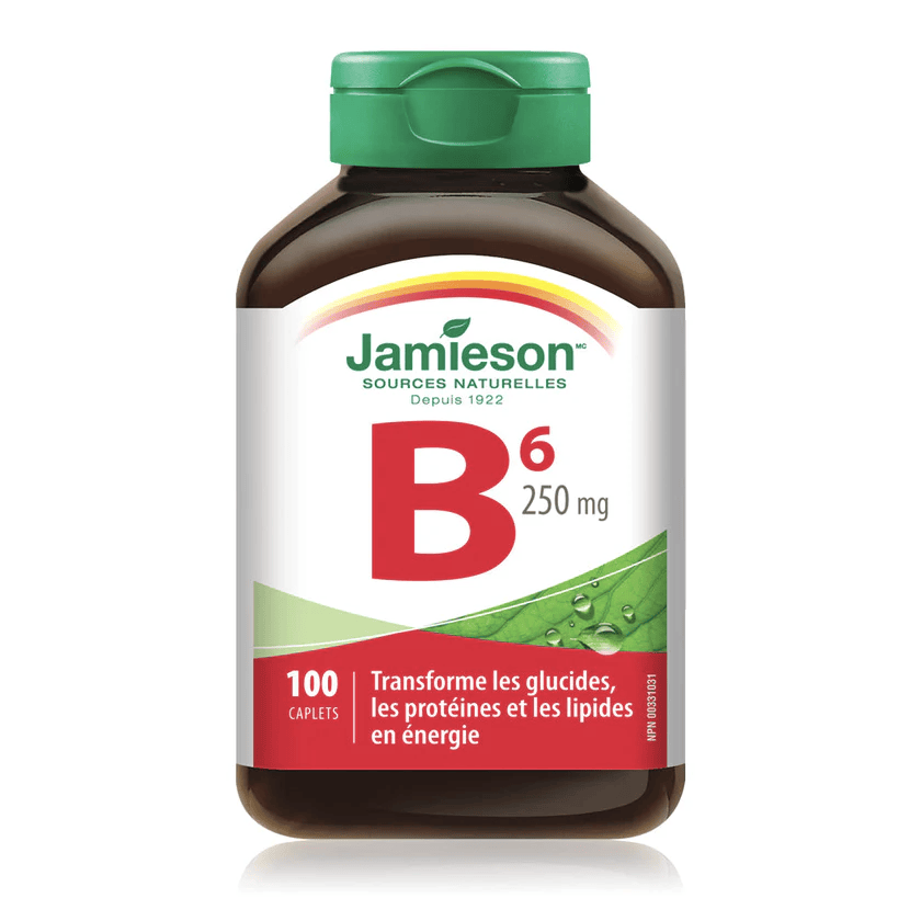 JAMIESON Suppléments Vitamine B6 (250mg) 100caps