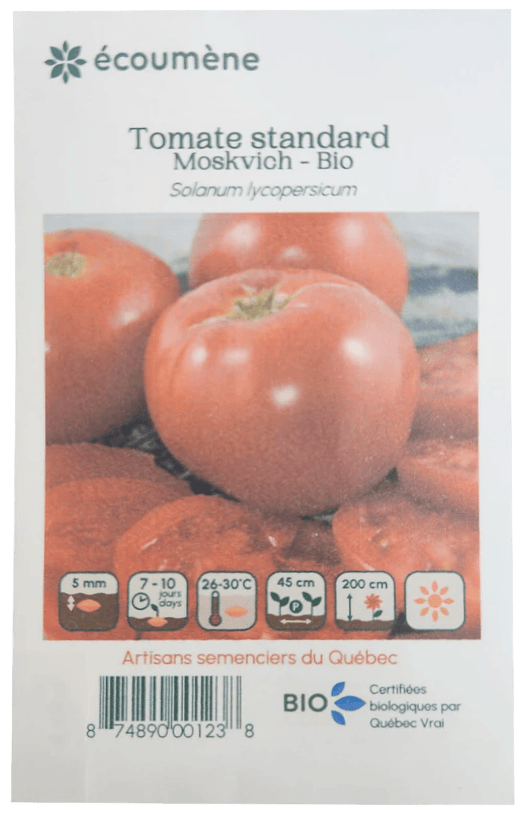 JARDINS DE L'ÉCOUMÈNE Épicerie Semence tomate standard Moskvich bio (un)