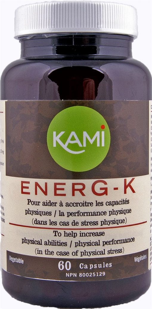 KAMI-SANTÉ Suppléments Energ-K  60caps