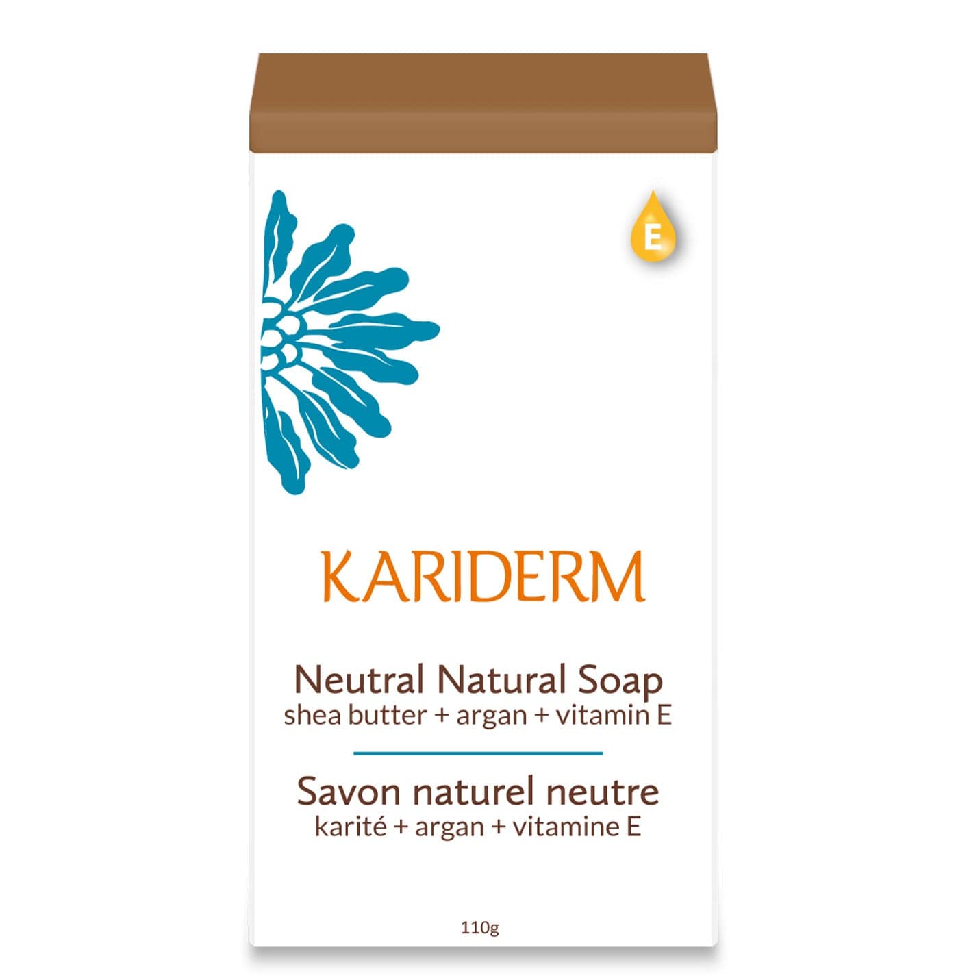 KARIDERM Soins & beauté Savon neutre vitamine ''E'' 110g