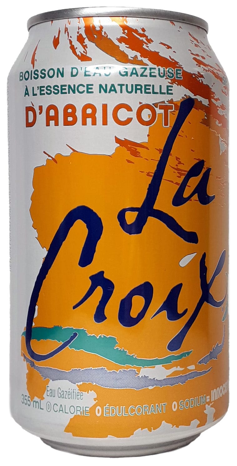 LACROIX Épicerie Eau pétillante à la abricot 355ml