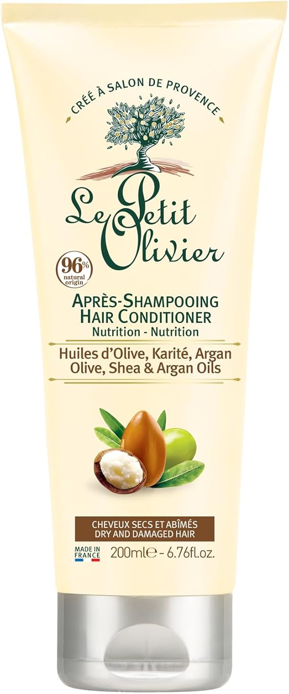LE PETIT OLIVIER Soins & beauté Après-shampooing huile d'olive/karité/argan 200ml