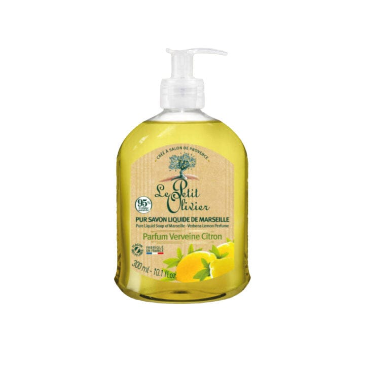 LE PETIT OLIVIER Soins & beauté Pur savon liquide de Marseille verveine et citron 300ml