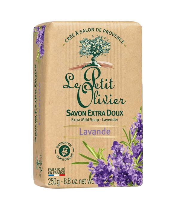 LE PETIT OLIVIER Soins & beauté Savon extra doux lavande 250g
