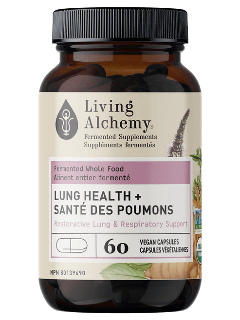 LIVING ALCHEMY Suppléments Santé des poumons + 60vcaps