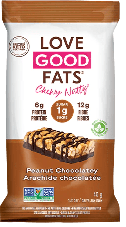 LOVE GOOD FATS Épicerie Barre arachides chocolatées 40g
DATE DE PÉREMPTION : 30 SEPTEMBRE 2026