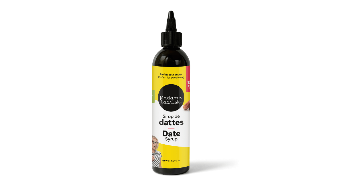 MADAME LABRISKI Épicerie Sirop de dattes 340g
DATE DE PÉREMPTION : 30 SEPTEMBRE 2026