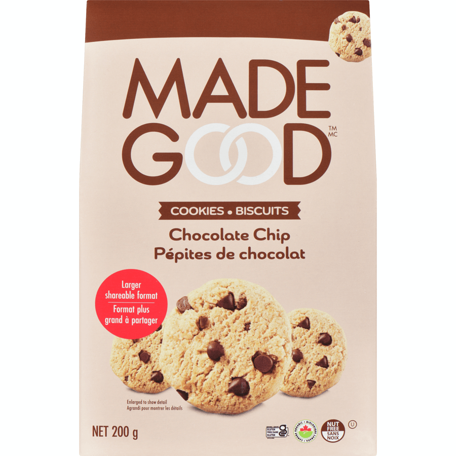 MADE GOOD Épicerie Biscuits pépites de chocolat bio 200g