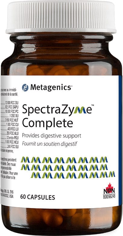 METAGENICS Suppléments Spectrazyme complete 60caps