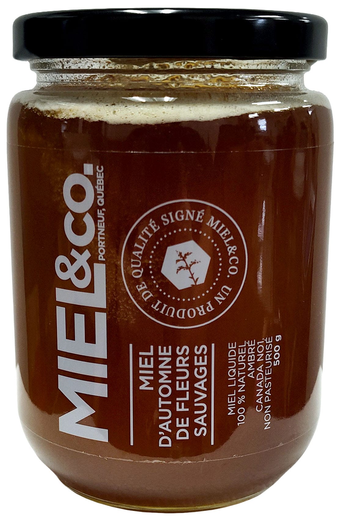 MIEL & CO Épicerie Miel d'automne de fleurs sauvages 500g