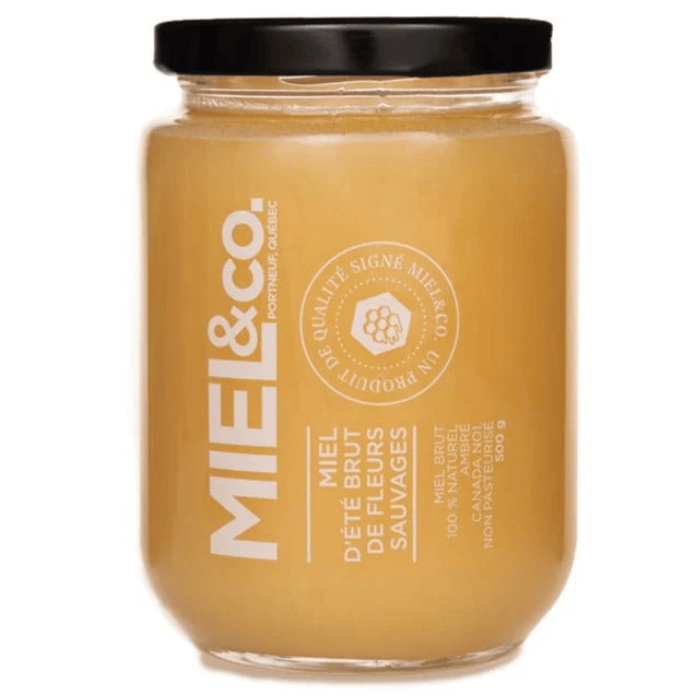 MIEL & CO Épicerie Miel d'été brut de fleurs sauvages 500g