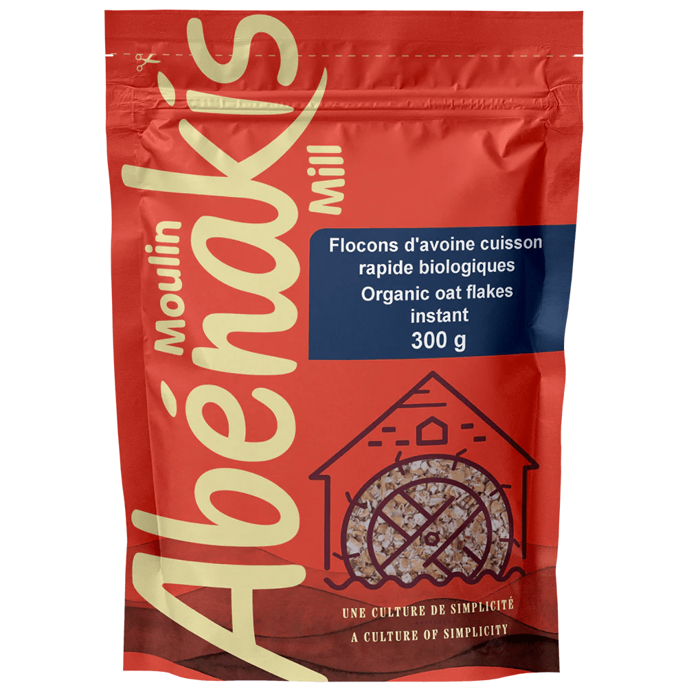 MOULIN AUX ABÉNAKIS Épicerie Flocons d'avoine cuisson rapide bio 300g