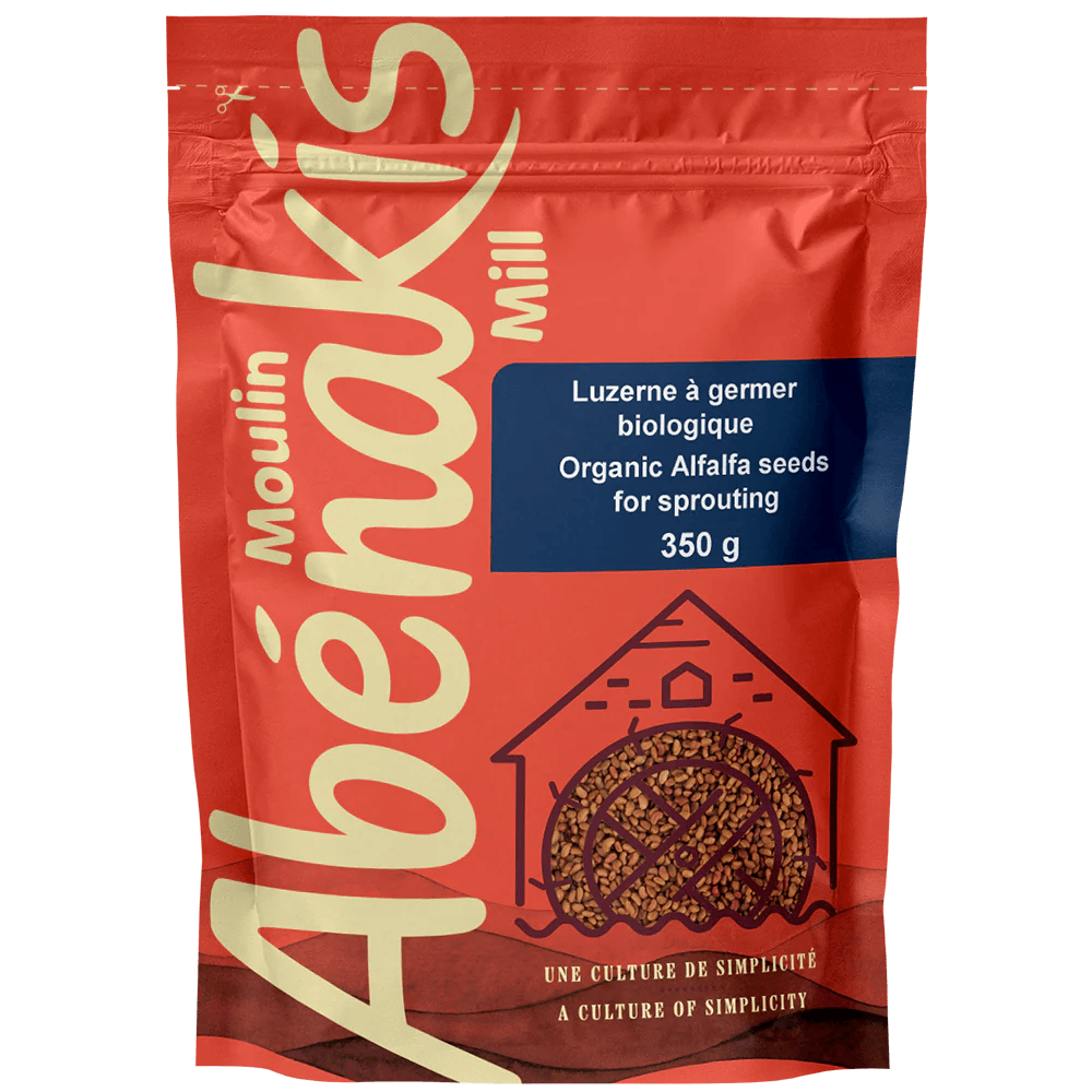MOULIN AUX ABÉNAKIS Épicerie Graines de luzerne à germer bio 350g