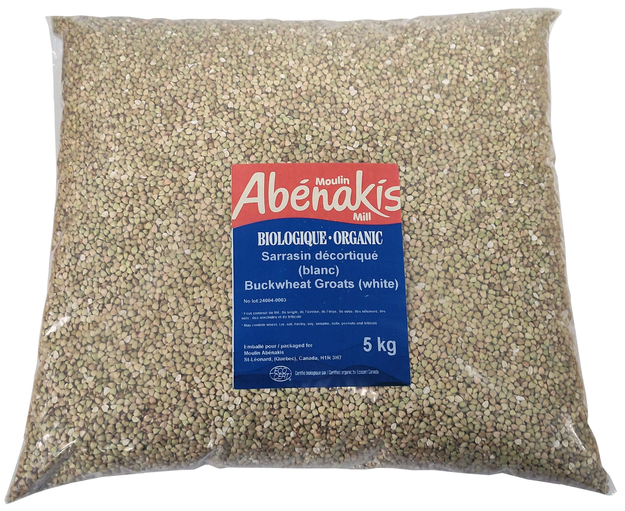 MOULIN AUX ABÉNAKIS Épicerie Sarrasin blanc décortiqué bio 5kg