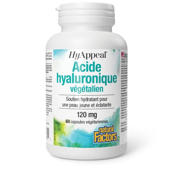 NATURAL FACTORS Suppléments Acide hyaluronique végétalien  60vcaps