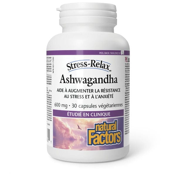 NATURAL FACTORS Suppléments Ashwagandha 30vcaps