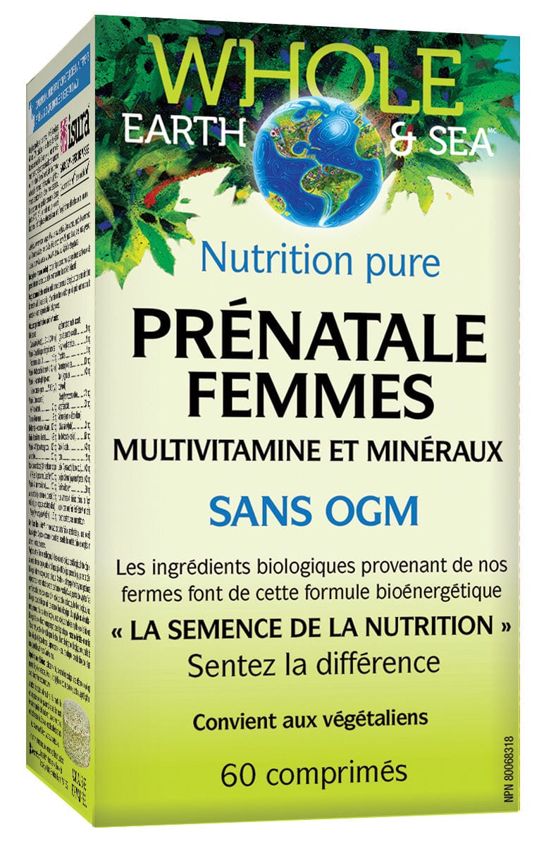 NATURAL FACTORS Suppléments Prénatale femmes multivitamine et minéraux 60comp