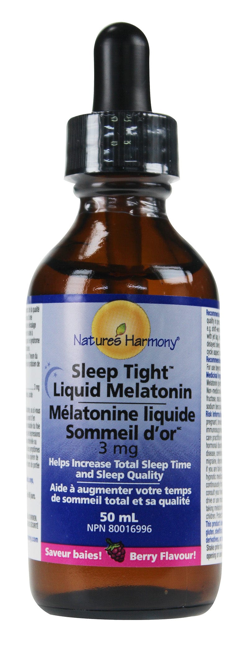 NATURE'S HARMONY Suppléments Sommeil d'or (mélatonine liquide 3mg) 50ml