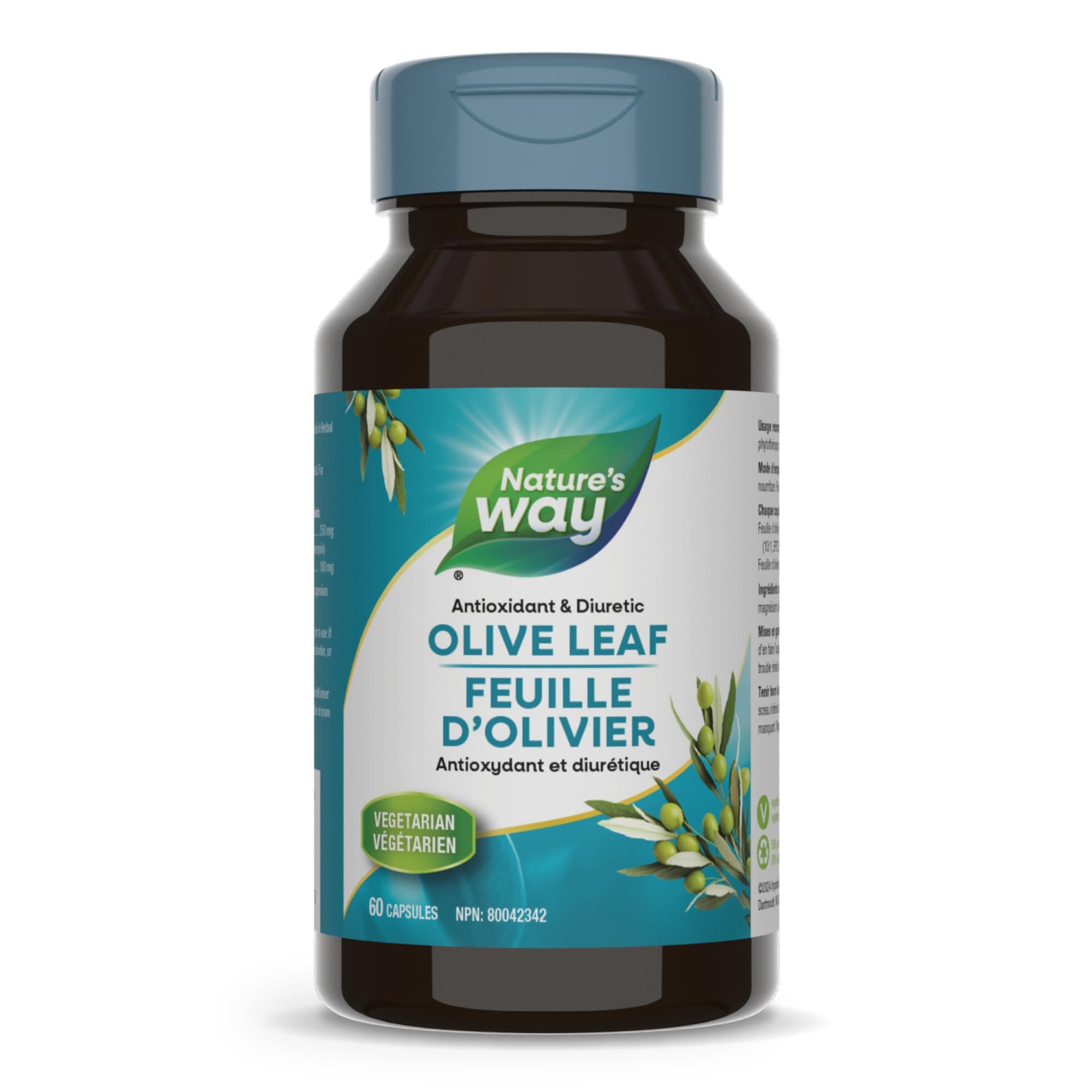 NATURE'S WAY Suppléments Feuille d'olivier  60caps