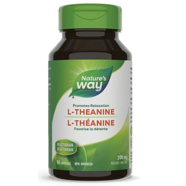 NATURE'S WAY Suppléments L-Theanine 60vcaps
