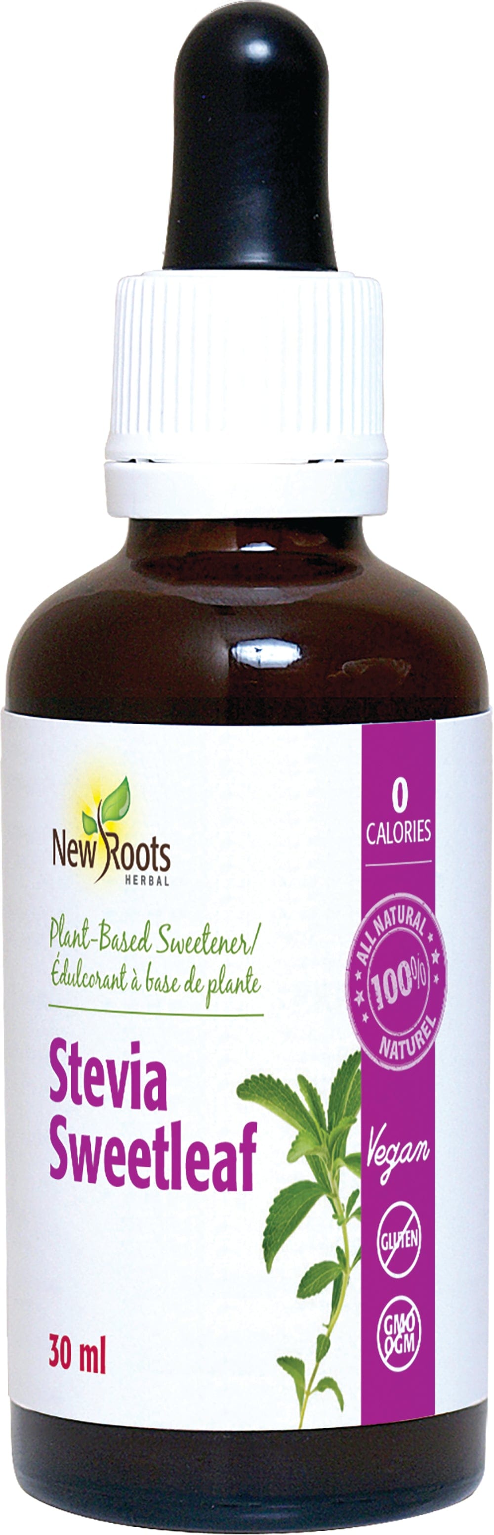 NEW ROOTS HERBAL Épicerie Stevia extrait liquide 30ml