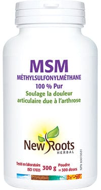 NEW ROOTS HERBAL Suppléments MSM 100% pur 300g 300g