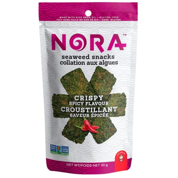 NORA Épicerie Collation aux algues croustillant saveur épicée 32g
