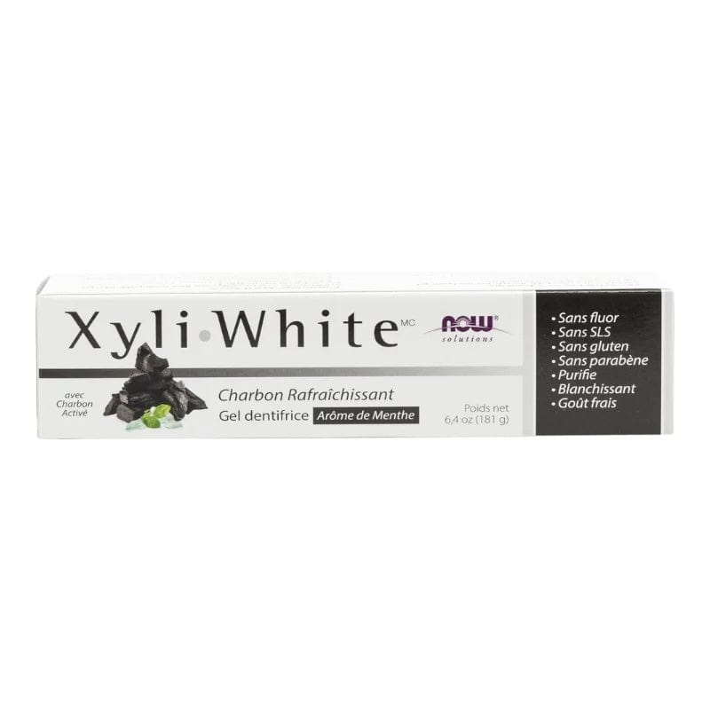 NOW Soins & beauté Gel dentifrice xyliwhite charbon rafraîchissant (menthe) 181g