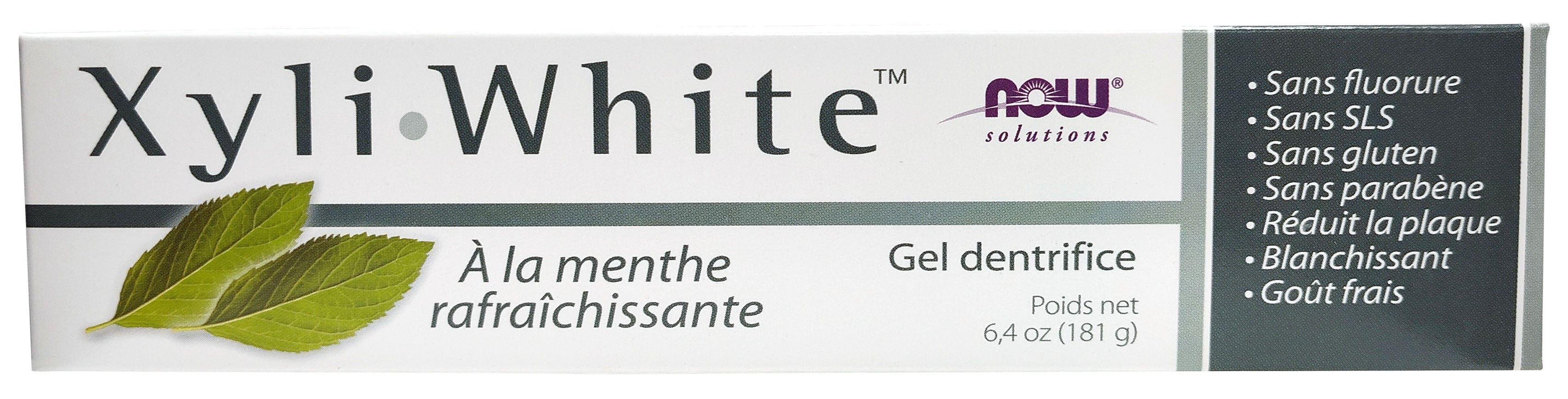 NOW Soins & beauté Gel dentifrice xyliwhite (menthe rafraîchissante)  181g