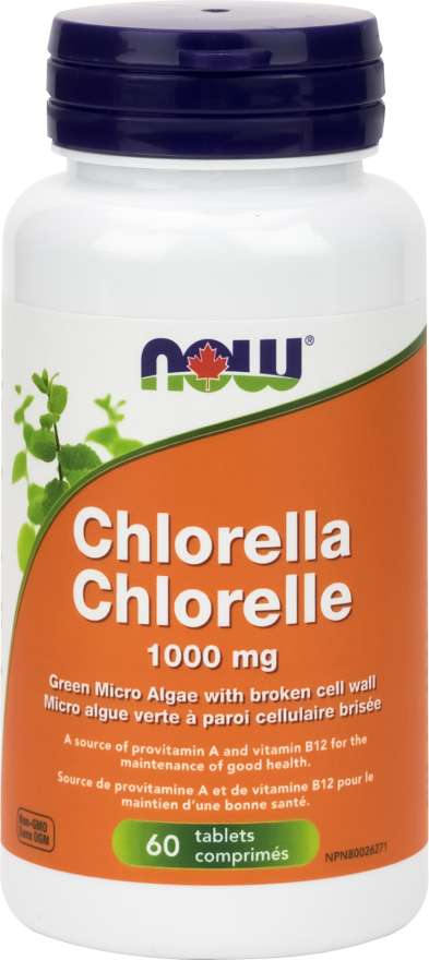 NOW Suppléments Chlorella 120comp