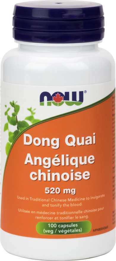 NOW Suppléments Dong quai angélique chinoise 500mg 100caps