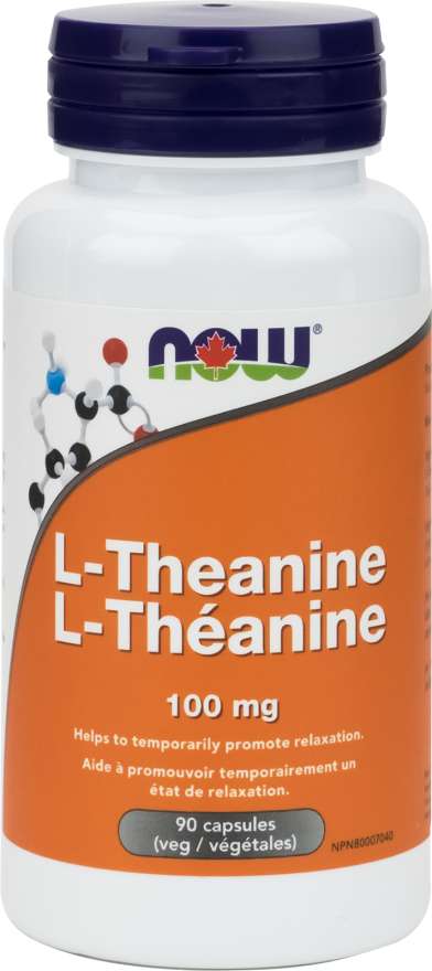 NOW Suppléments L-Théanine (100mg de thé vert) 90vcaps
SURPLUS D'INVENTAIRE
DATE DE PÉREMPTION : MAI 2026