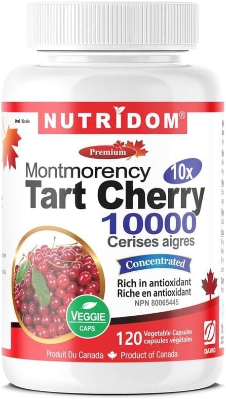 NUTRIDOM Suppléments Montmorency tart cherry 10000 120vcaps