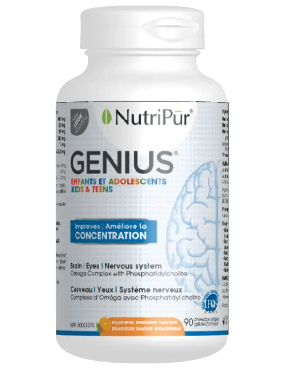 NUTRIPUR Suppléments Genius (enfants/adolescents) (à croquer) 90gel