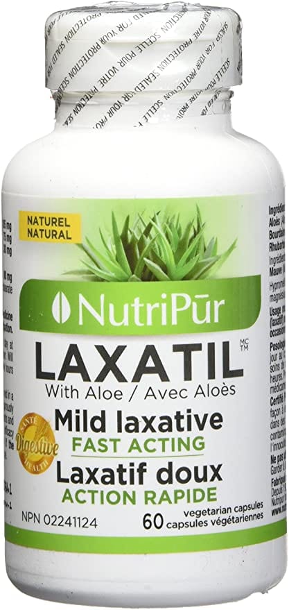 NUTRIPUR Suppléments Laxatil 60caps