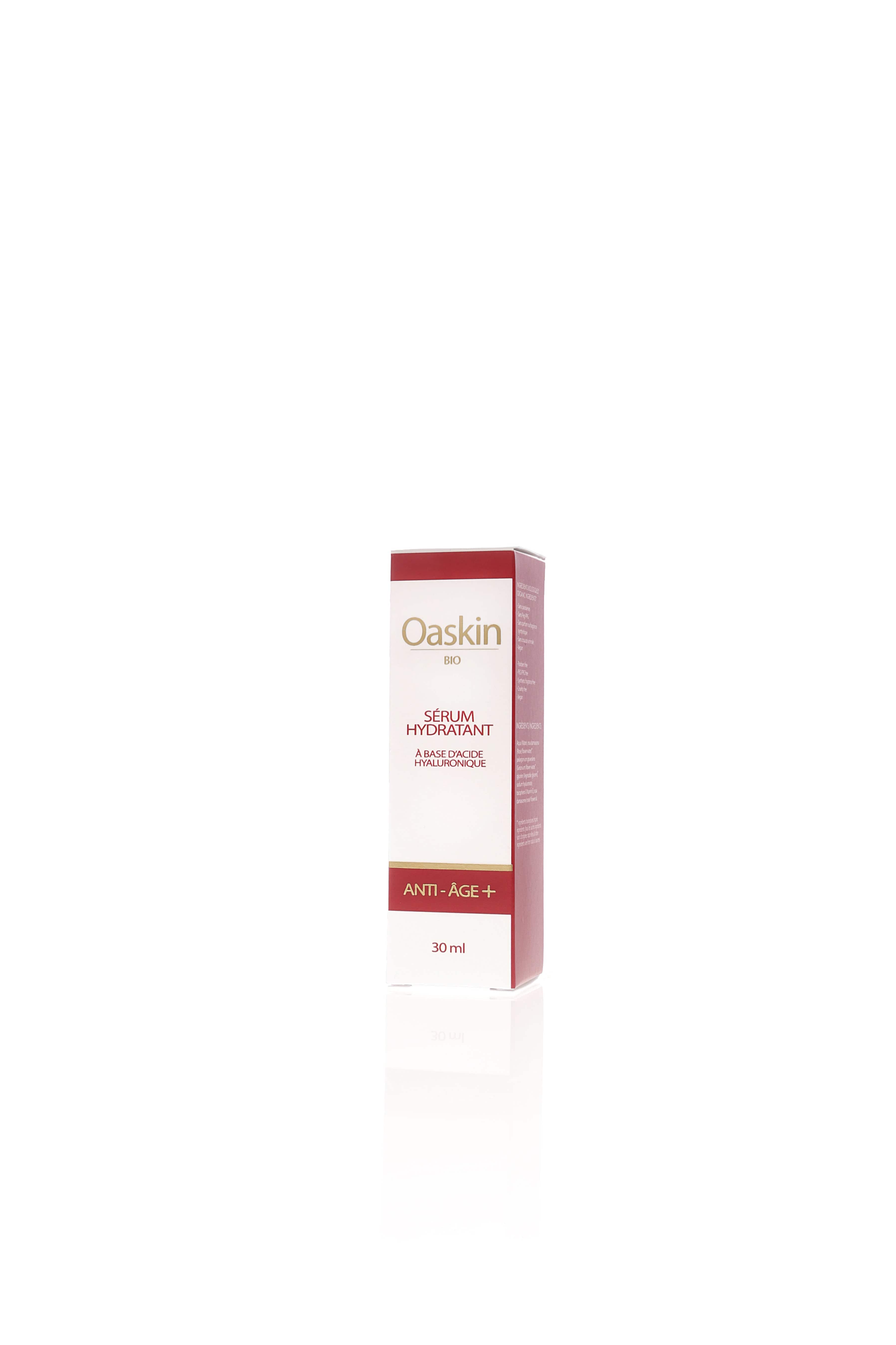 OASKIN BIO Soins & Beauté Sérum hydratant anti-âge + (à base d’acide hyaluronique) 30ml