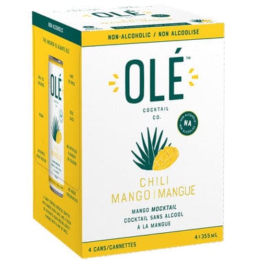 OLÉ Épicerie Cocktail sans alcool chili et mangue 4x355ml