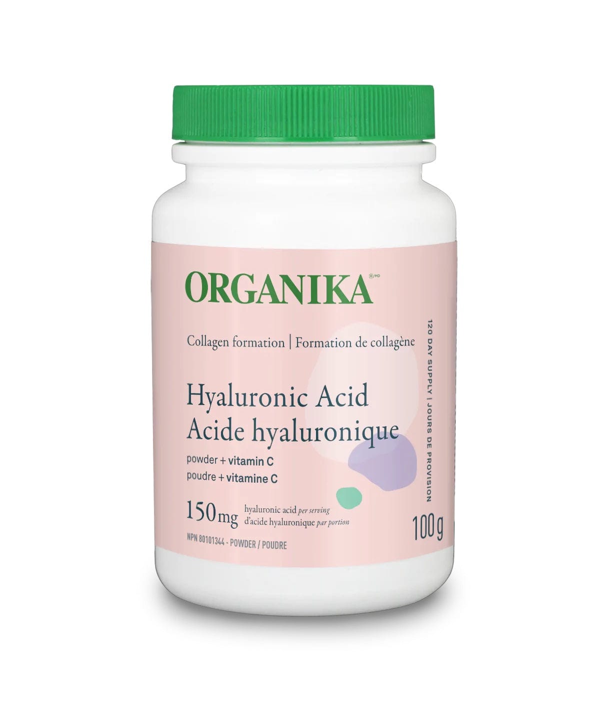 ORGANIKA Suppléments Acide hyaluronique + vitamine C 100g