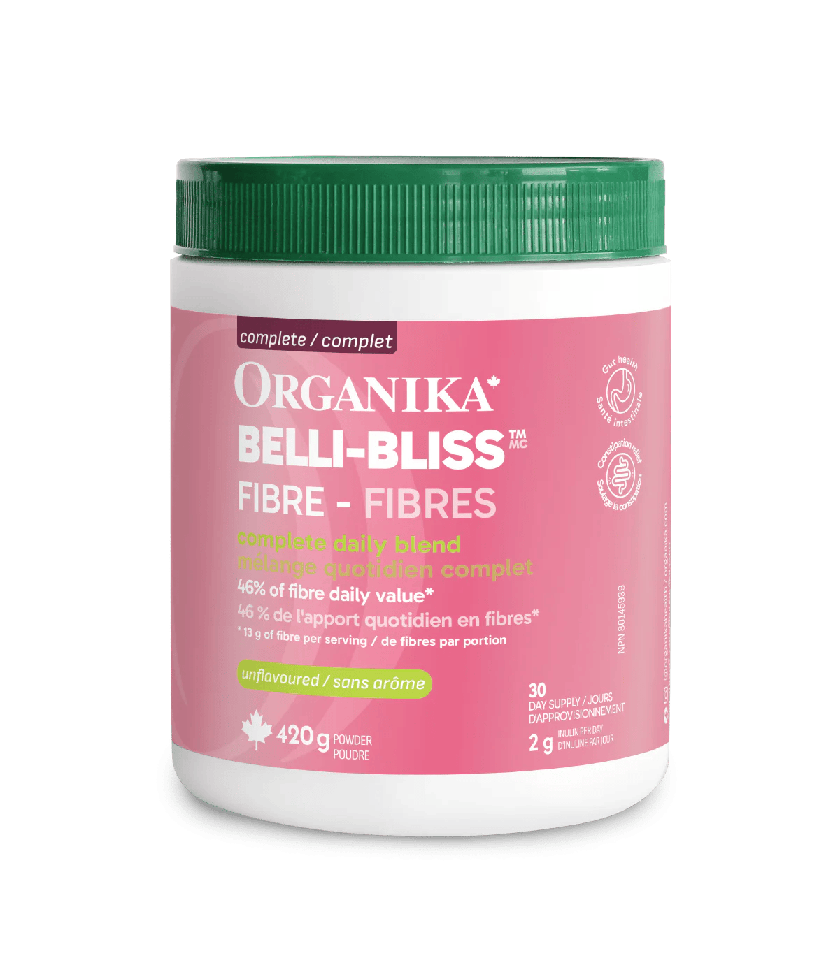 ORGANIKA Suppléments Belli-bliss complet fibres (sans-saveur) 450g
